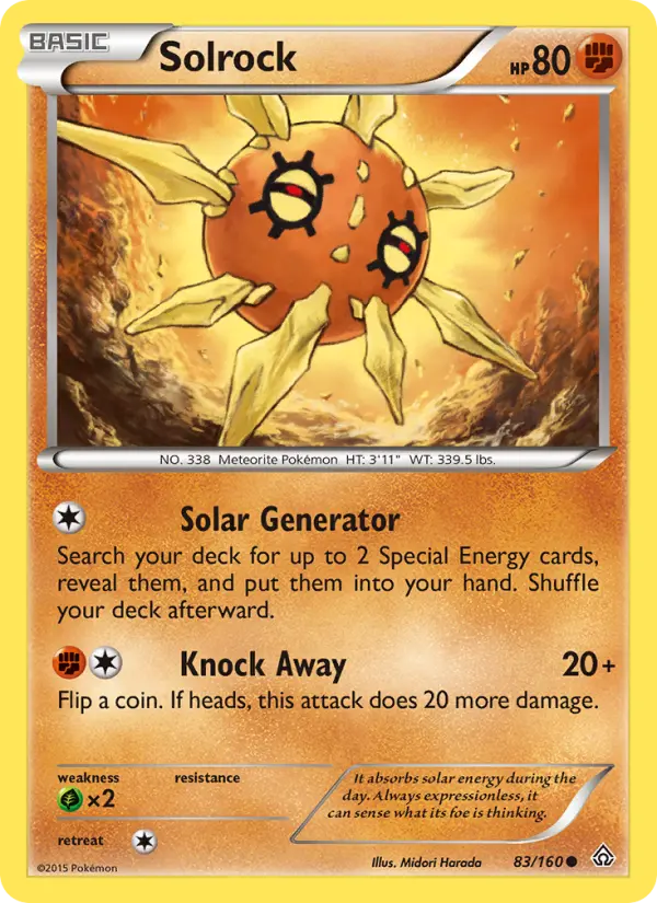 Solrock 83 Primal Clash Pokesingles