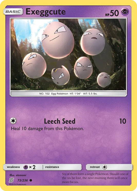 Exeggcute 73 Unified Minds Pokesingles