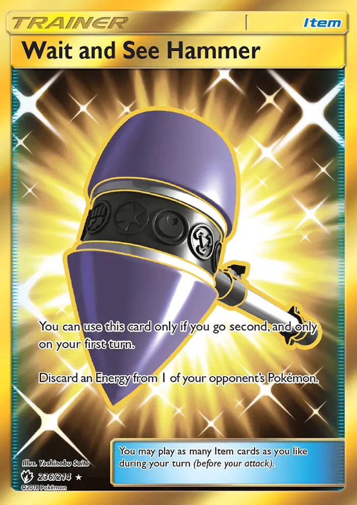 Wait and See Hammer 236 Lost Thunder Pokesingles