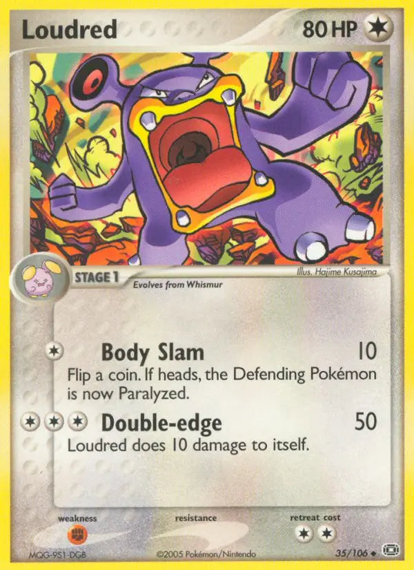 Loudred 35 Emerald Pokesingles