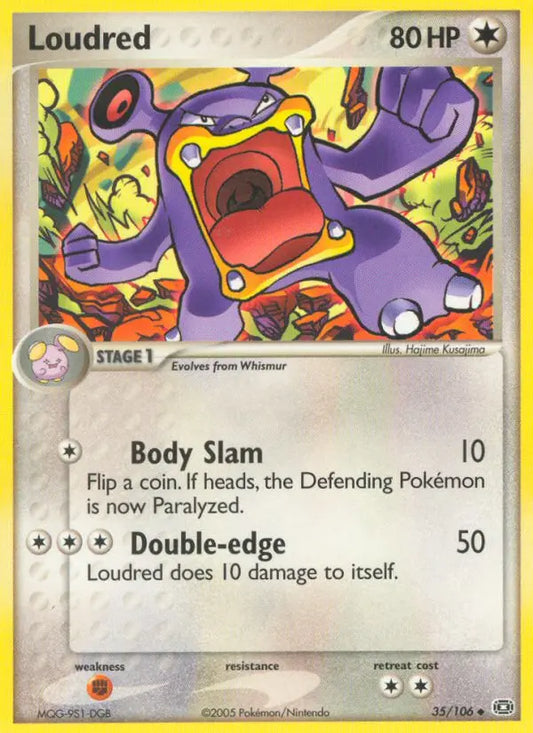 Loudred 35 Emerald Pokesingles