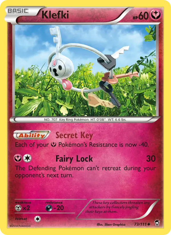 Klefki 73 Furious Fists Pokesingles