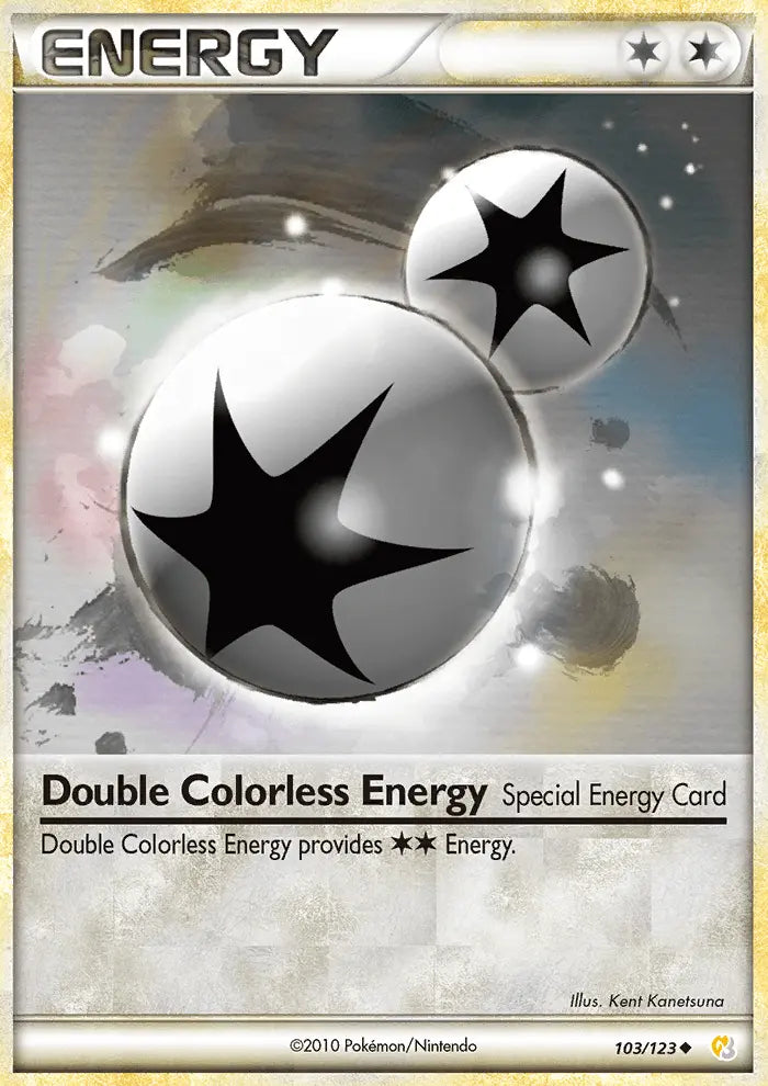 Double Colorless Energy 103 HeartGold SoulSilver Pokesingles