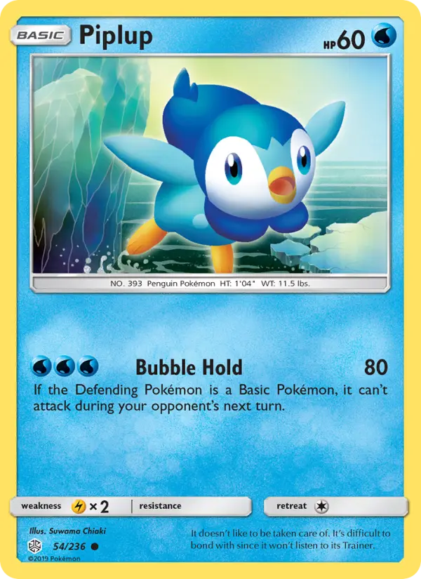 Piplup 54 Cosmic Eclipse Pokesingles