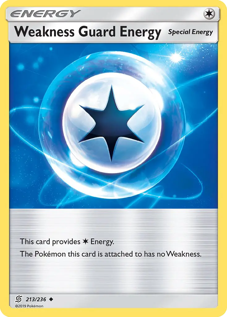 Weakness Guard Energy 213 Unified Minds Pokesingles