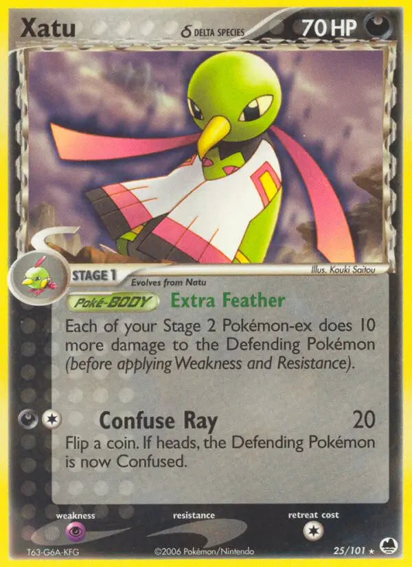 Xatu δ 25 Dragon Frontiers Pokesingles