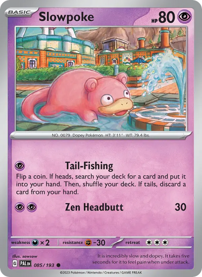 Slowpoke 85 Paldea Evolved Pokesingles