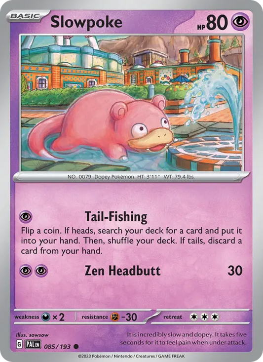Slowpoke 85 Paldea Evolved Pokesingles