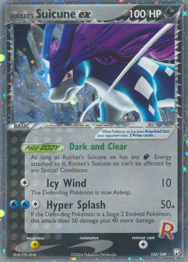 Rocket's Suicune ex 105 Team Rocket Returns Pokesingles