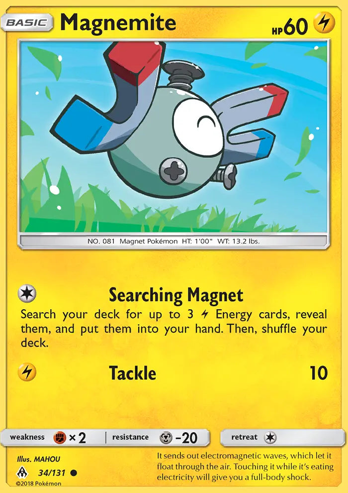 Magnemite 34 Forbidden Light Pokesingles