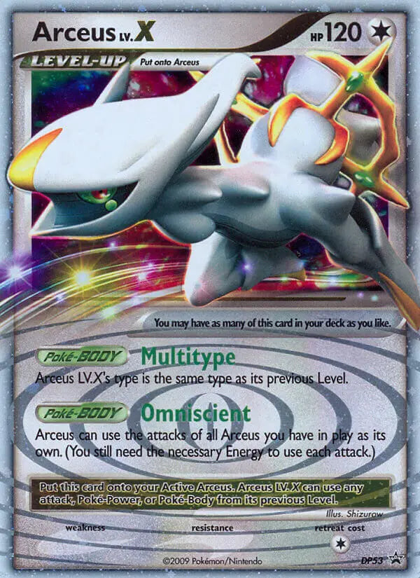 Arceus DP53 DP Black Star Promos Pokesingles