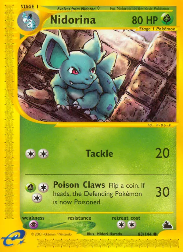 Nidorina 83 Skyridge Pokesingles