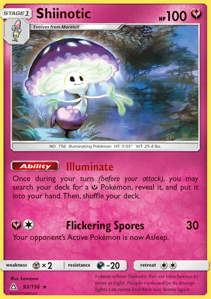 Shiinotic 93 Ultra Prism Pokesingles
