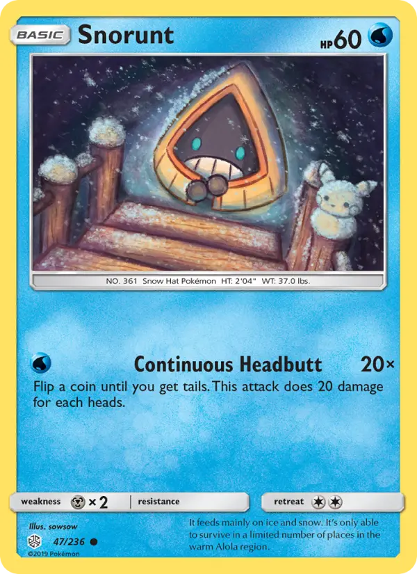 Snorunt 47 Cosmic Eclipse Pokesingles