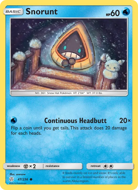Snorunt 47 Cosmic Eclipse Pokesingles
