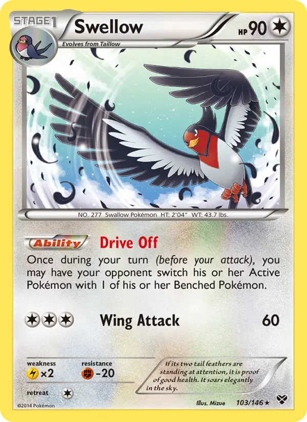 Swellow 103 XY Pokesingles
