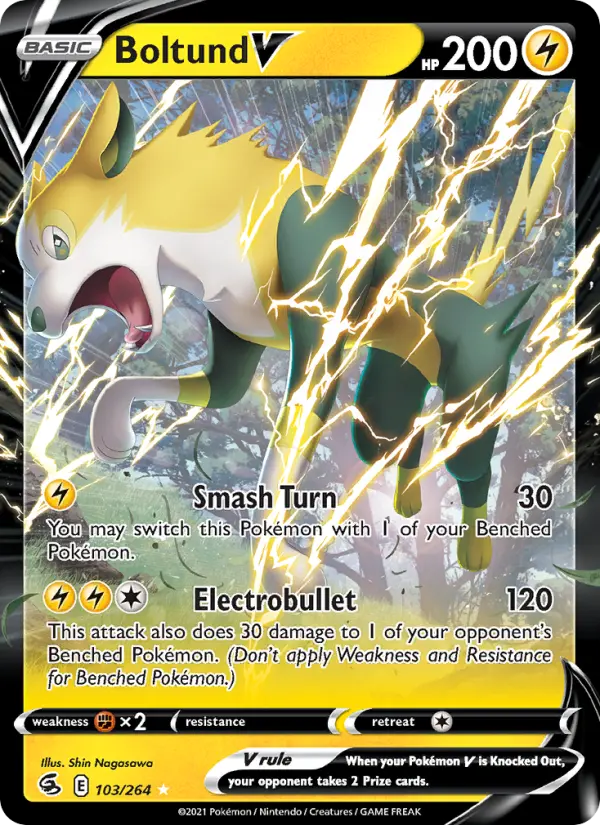 Boltund V 103 Fusion Strike Pokesingles