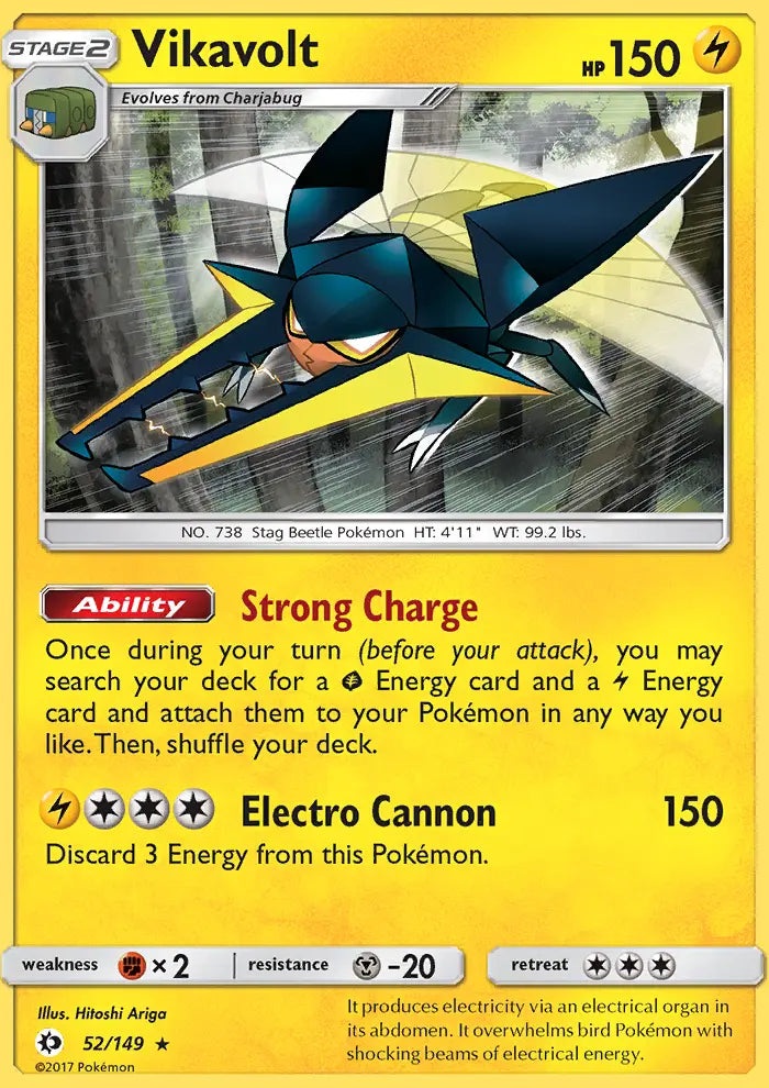Vikavolt 52 Sun & Moon Pokesingles