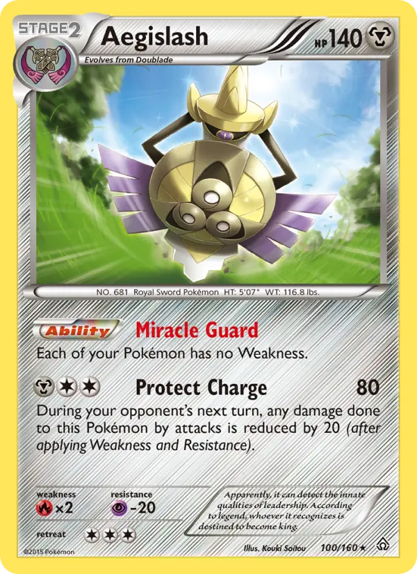 Aegislash 100 Primal Clash Pokesingles