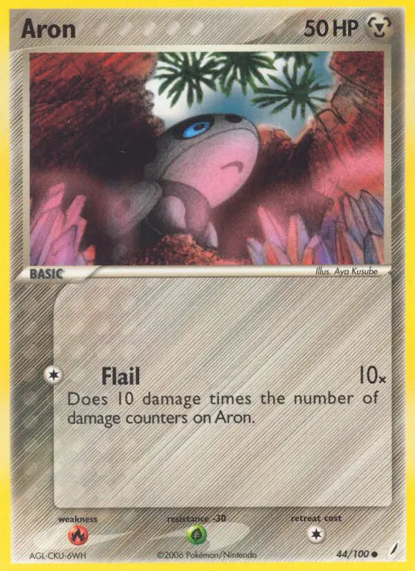 Aron 44 Crystal Guardians Pokesingles