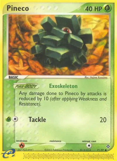Pineco 71 Dragon Pokesingles