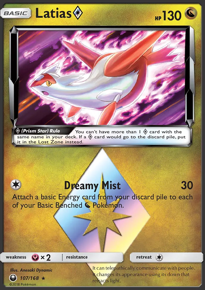 Latias ◇ 107 Celestial Storm Pokesingles