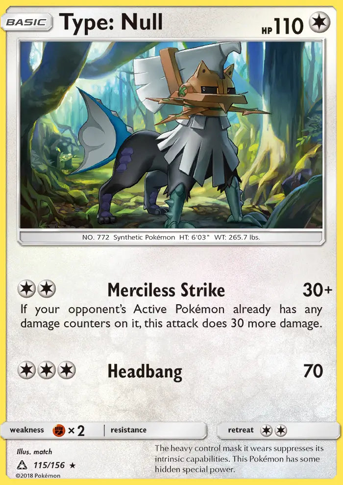Type: Null 115 Ultra Prism Pokesingles