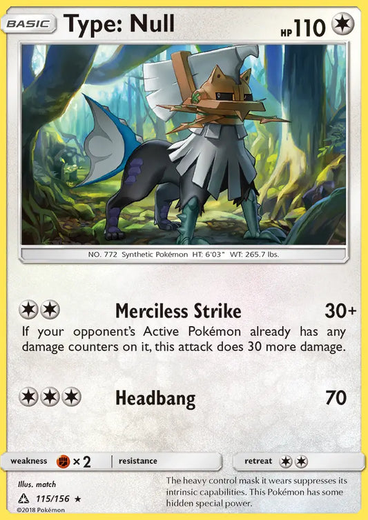 Type: Null 115 Ultra Prism Pokesingles