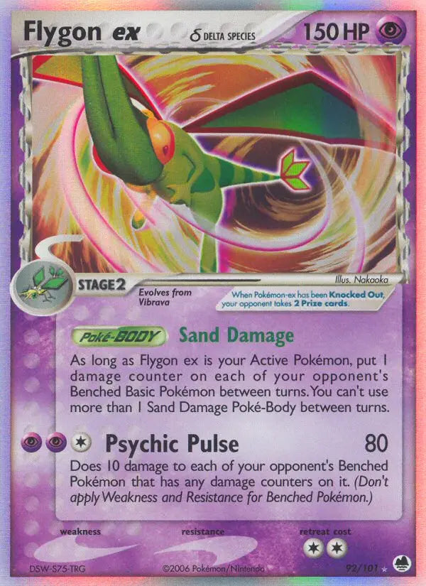 Flygon ex δ 92 Dragon Frontiers Pokesingles