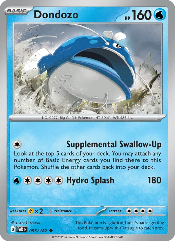 Dondozo 55 Paradox Rift Pokesingles