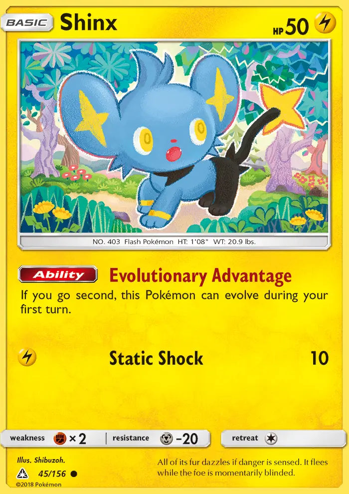 Shinx 45 Ultra Prism Pokesingles