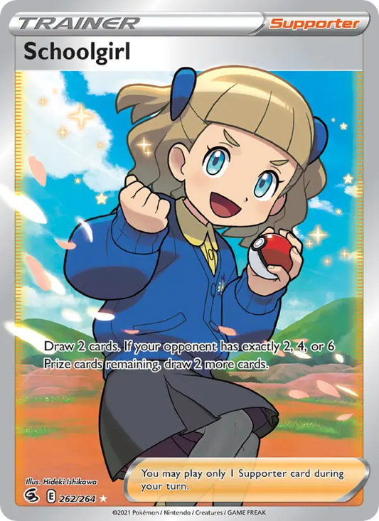 Schoolgirl 262 Fusion Strike Pokesingles
