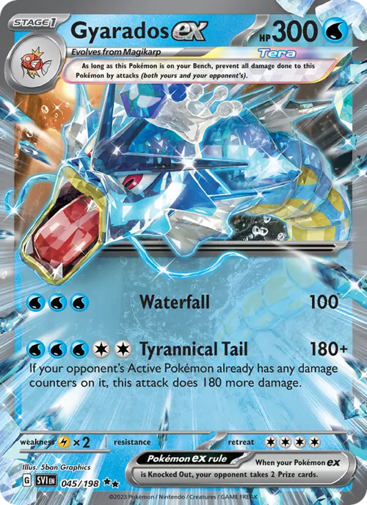 Gyarados ex 45 Scarlet & Violet Pokesingles