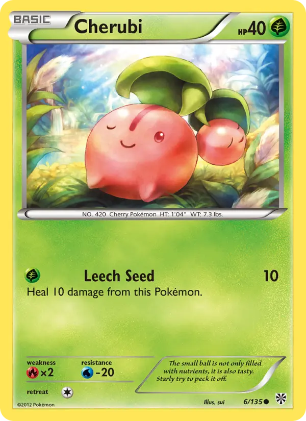 Cherubi 6 Plasma Storm Pokesingles