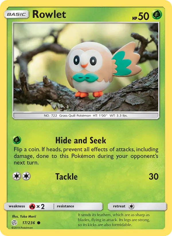 Rowlet 17 Cosmic Eclipse Pokesingles