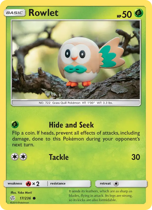 Rowlet 17 Cosmic Eclipse Pokesingles