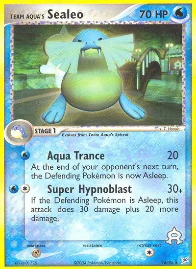 Team Aqua's Sealeo 16 Team Magma vs Team Aqua Pokesingles