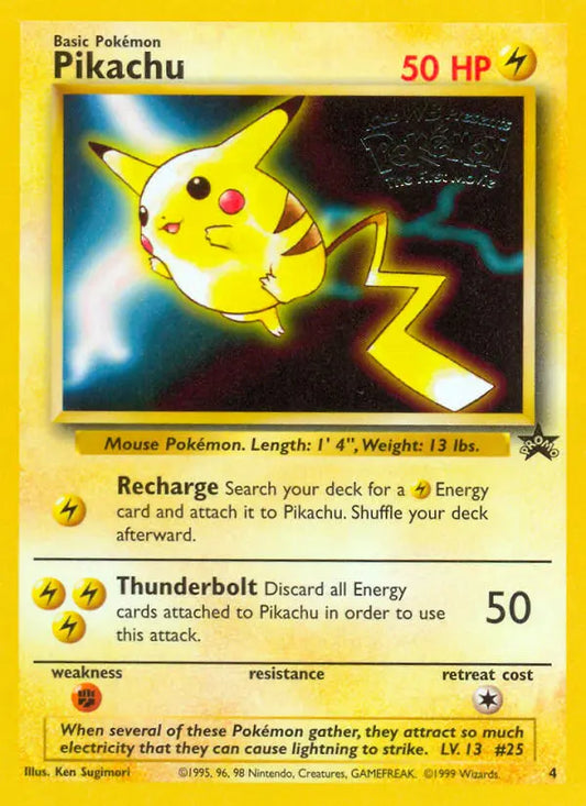 Pikachu 4 Wizards Black Star Promos Pokesingles