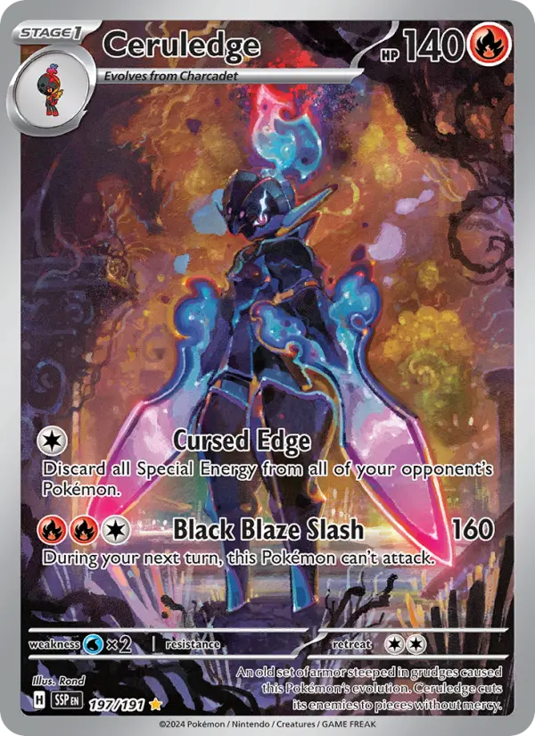Ceruledge 197 Surging Sparks Pokesingles
