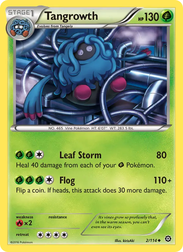 Tangrowth 2 Steam Siege Pokesingles