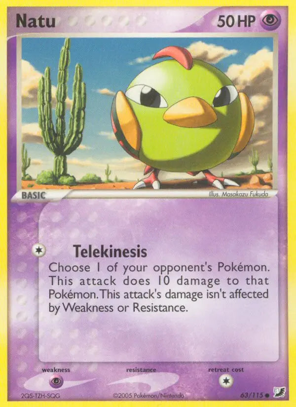Natu 63 Unseen Forces Pokesingles