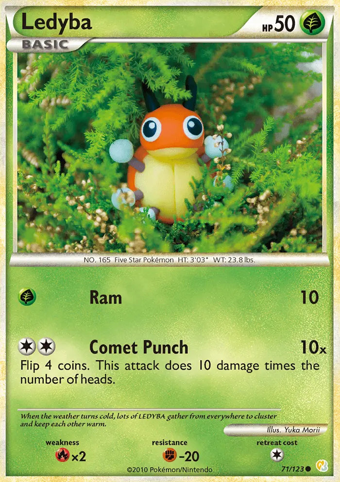 Ledyba 71 HeartGold SoulSilver Pokesingles