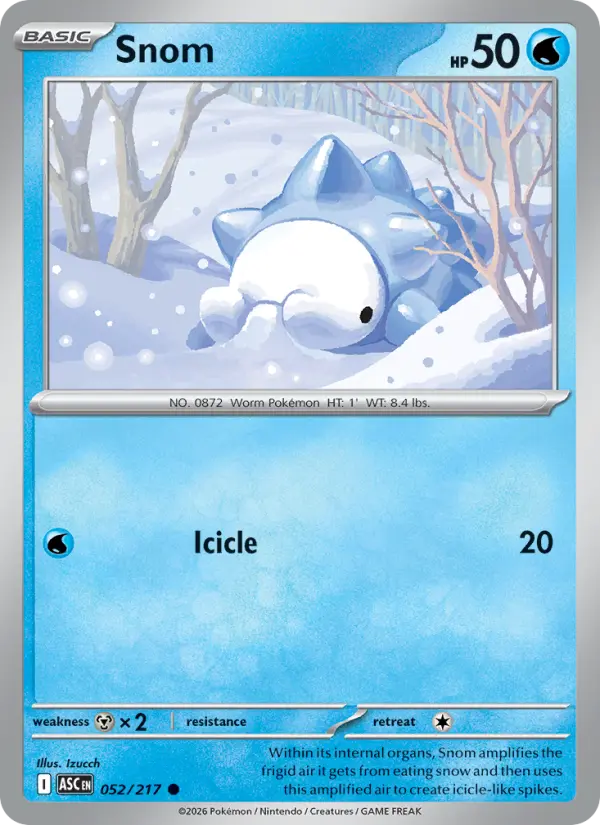 Snom 52 Ascended Heroes Pokesingles