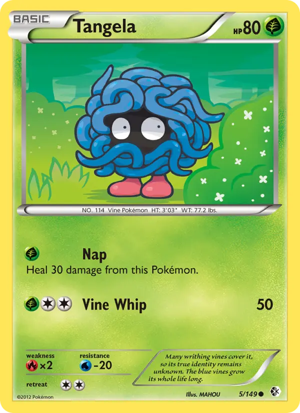 Tangela 5 Boundaries Crossed Pokesingles