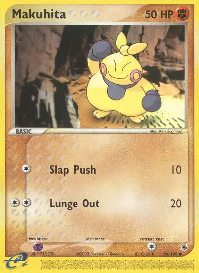 Makuhita 56 Ruby & Sapphire Pokesingles