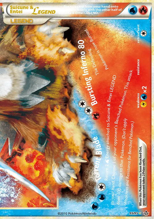 Suicune & Entei LEGEND 95 Unleashed Pokesingles