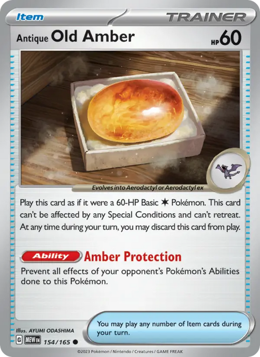 Antique Old Amber 154 151 Pokesingles