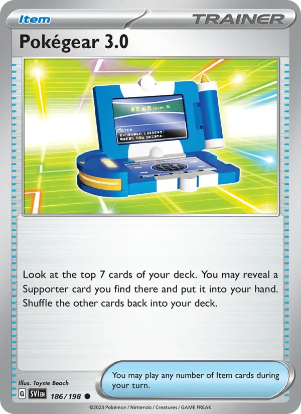 Pokégear 3.0 186 Scarlet & Violet Pokesingles