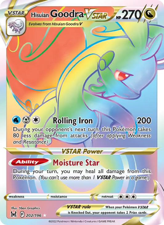 Hisuian Goodra VSTAR 202 Lost Origin Pokesingles