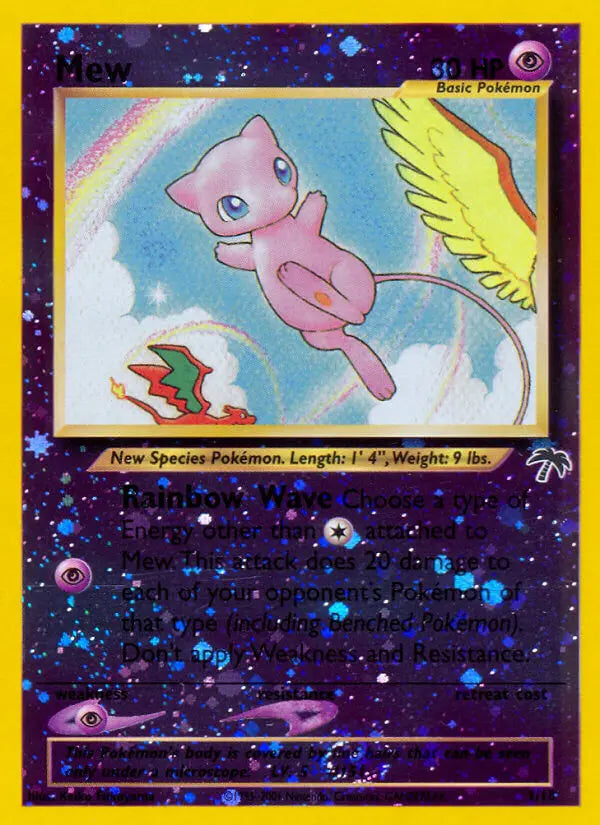 Mew 1 Southern Islands Pokesingles